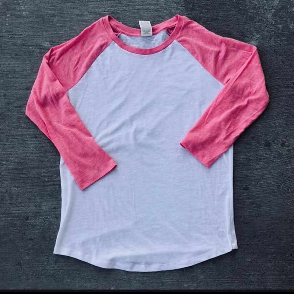 PINK baseball tee